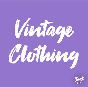 Vintage Clothing